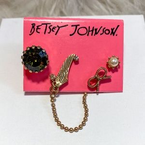 Betsey Johnson Earring Set